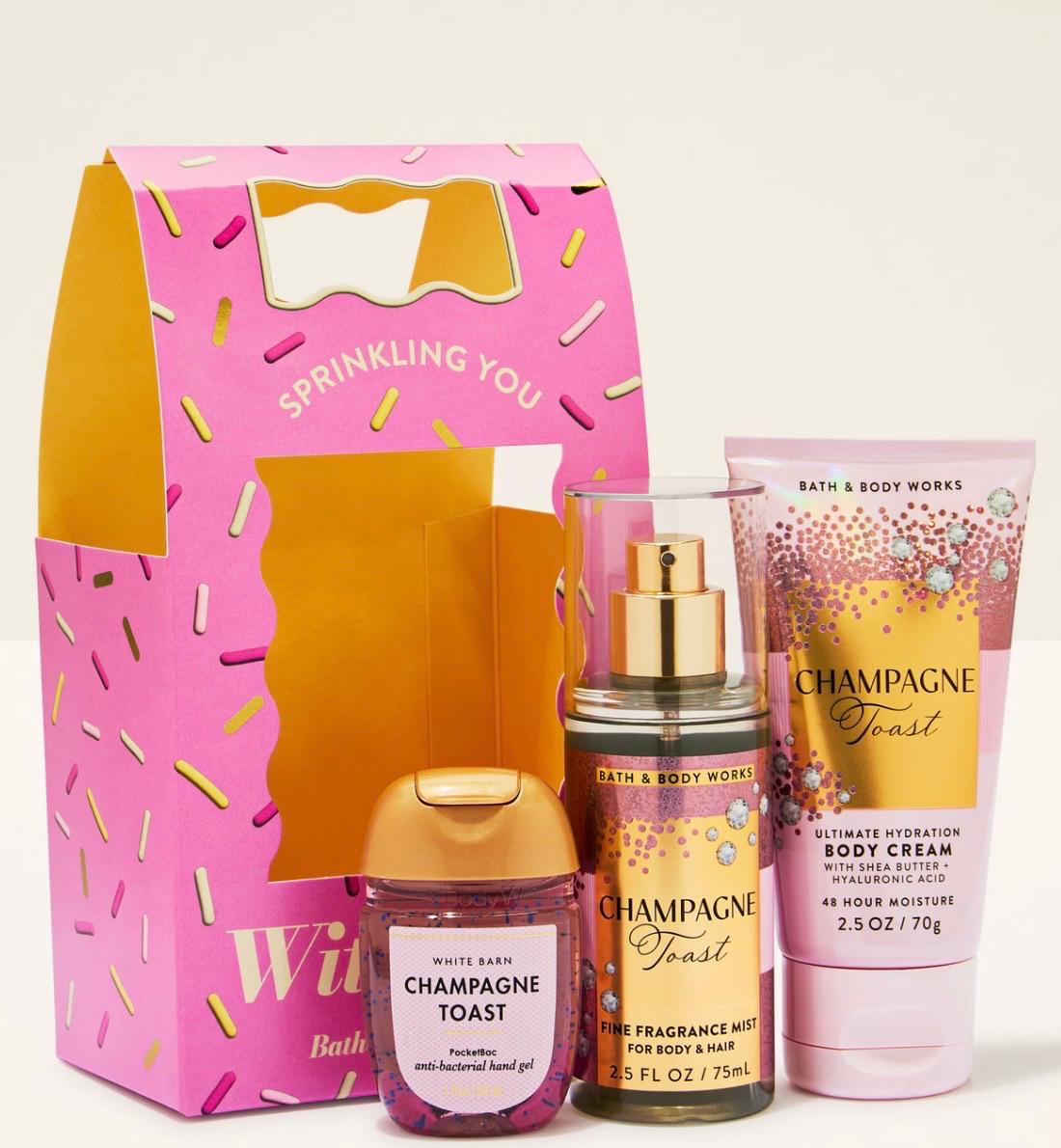 Bath & Body Works - Mini Champagne Toast Gift Set