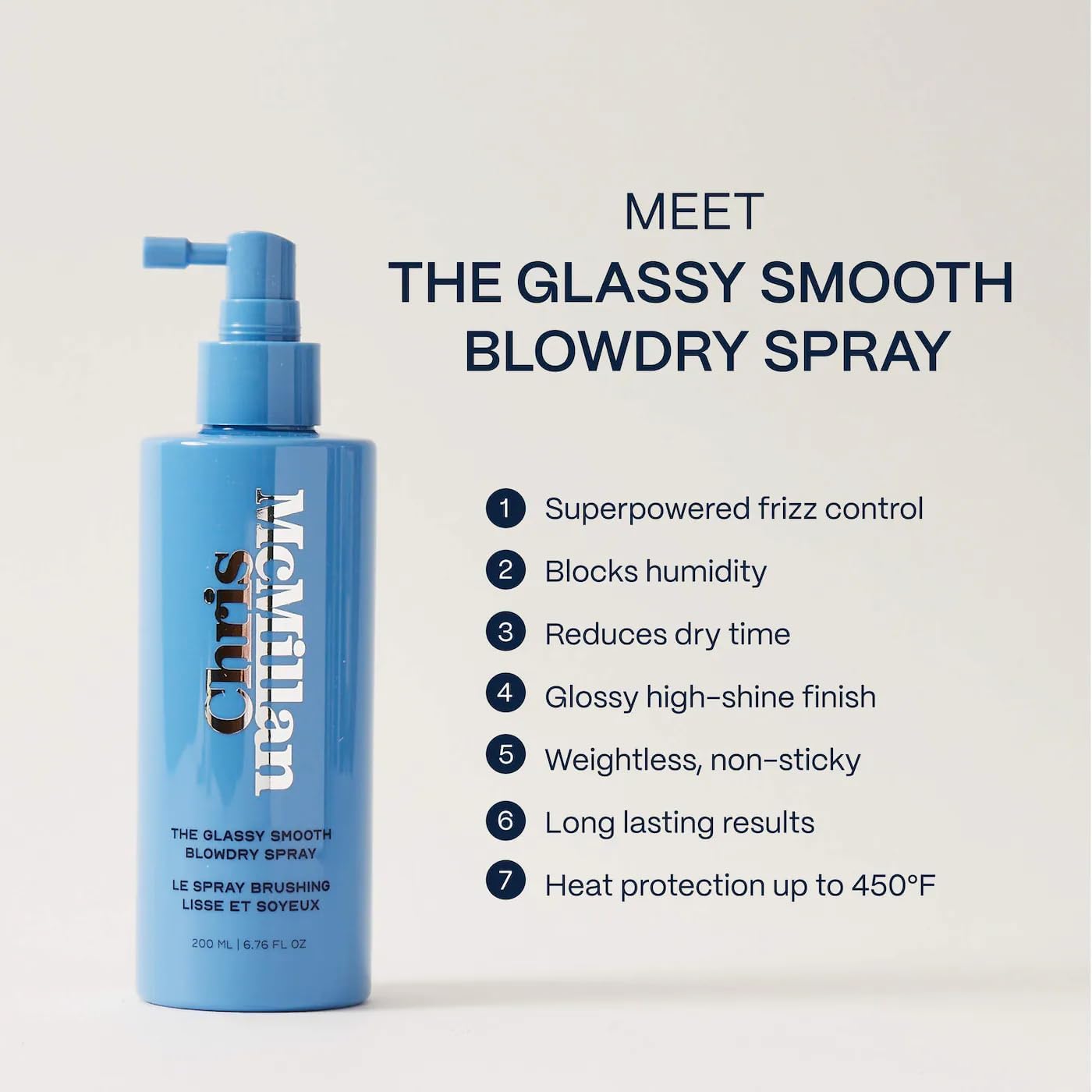 Chris McMillan The Glassy Smooth Blowdry Spray