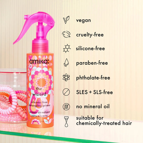 Amika The Wizard Detangling Primer Silicone Free