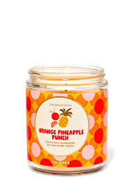 Orange Pineapple Single Wick Candle