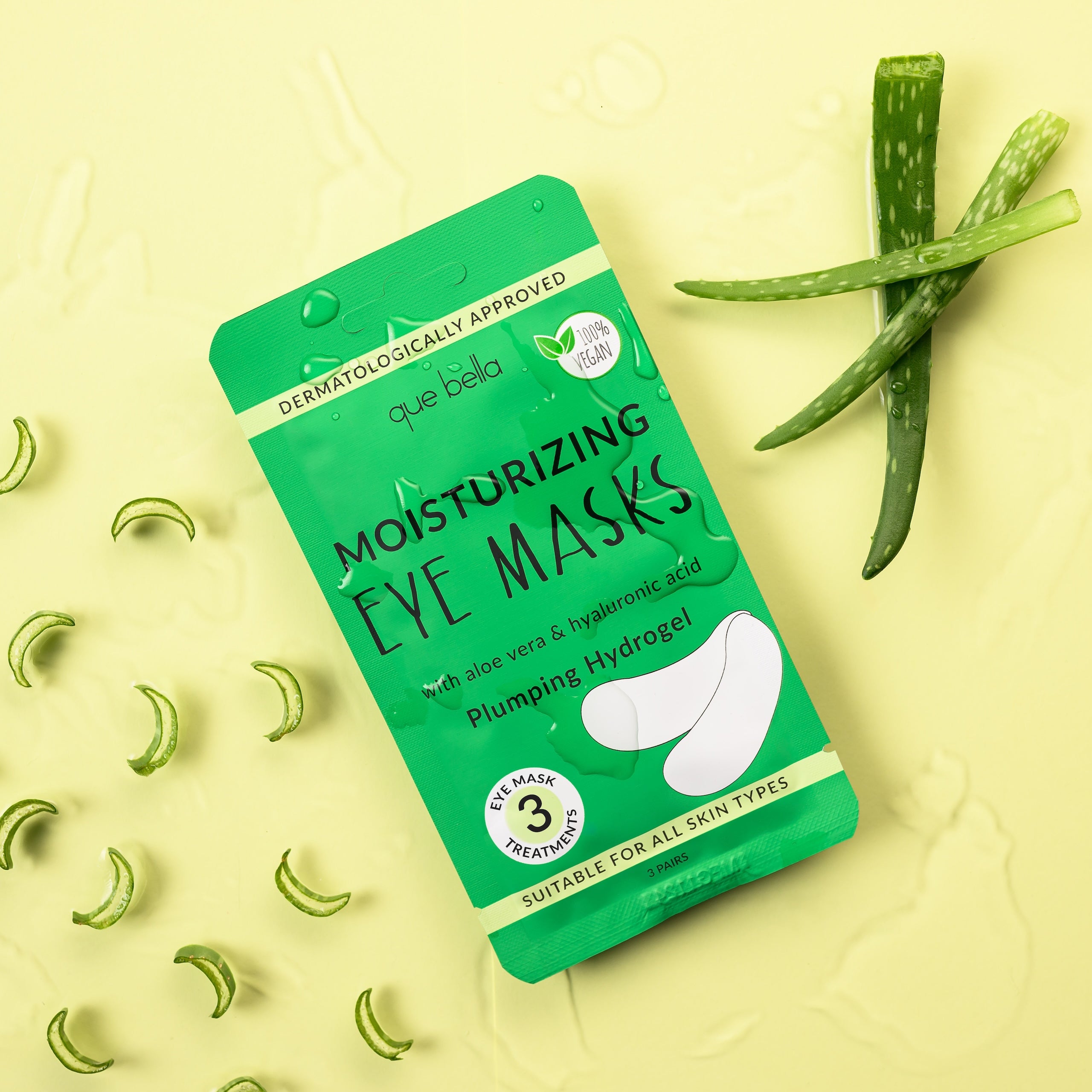 Que Bella Moisturizing Hydrogel Eye Masks