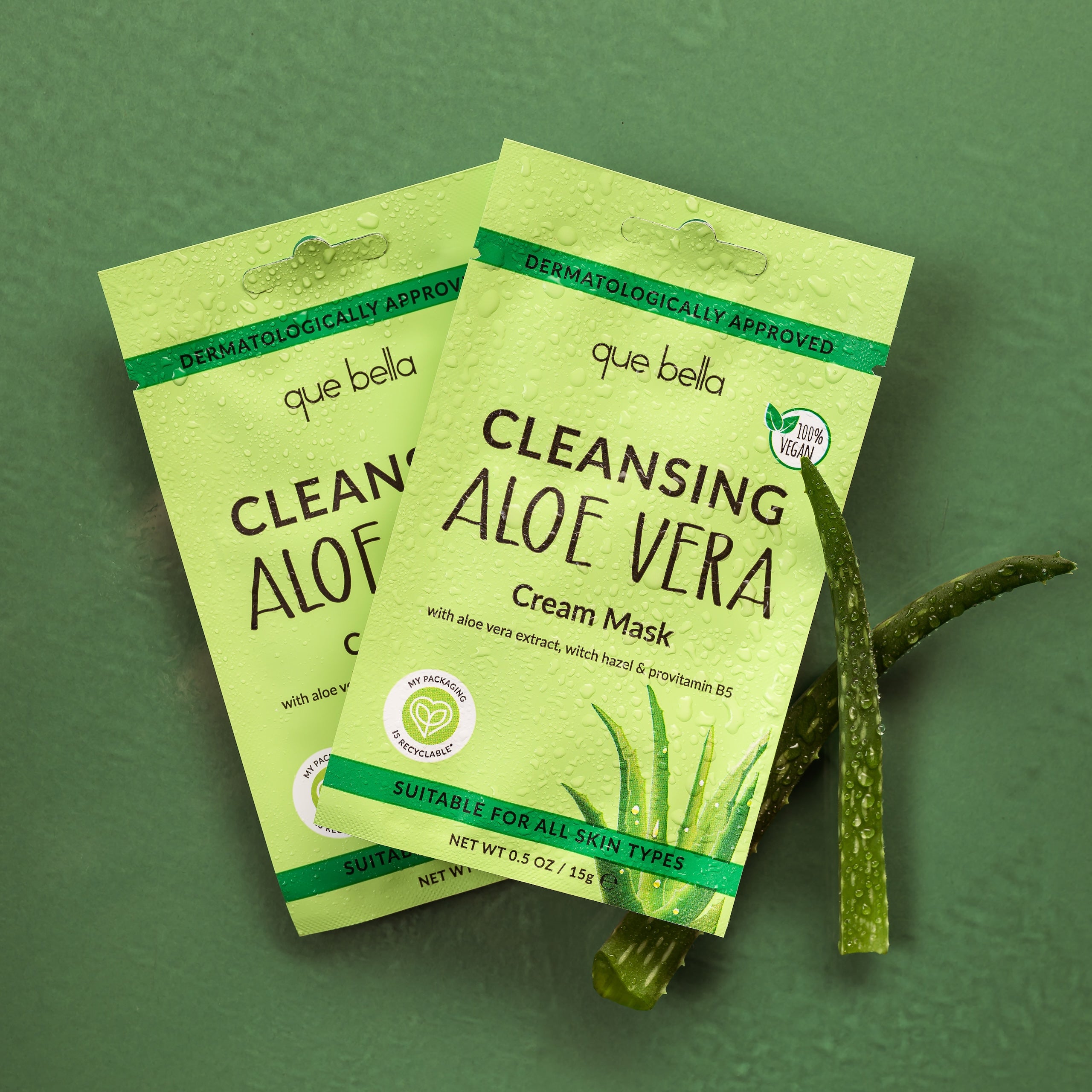 Que Bella Cleansing Aloe Vera Cream Mask