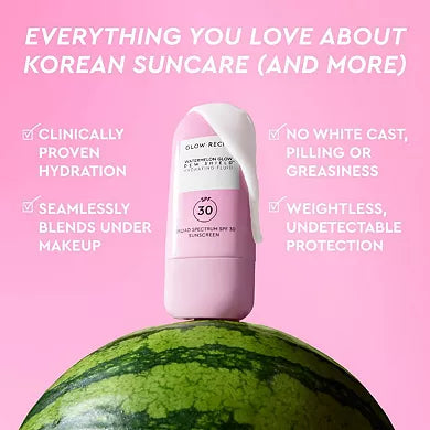 Glow Recipe Watermelon Glow Dew Shield Hydrating Fluid SPF 30 Sunscreen PA+++